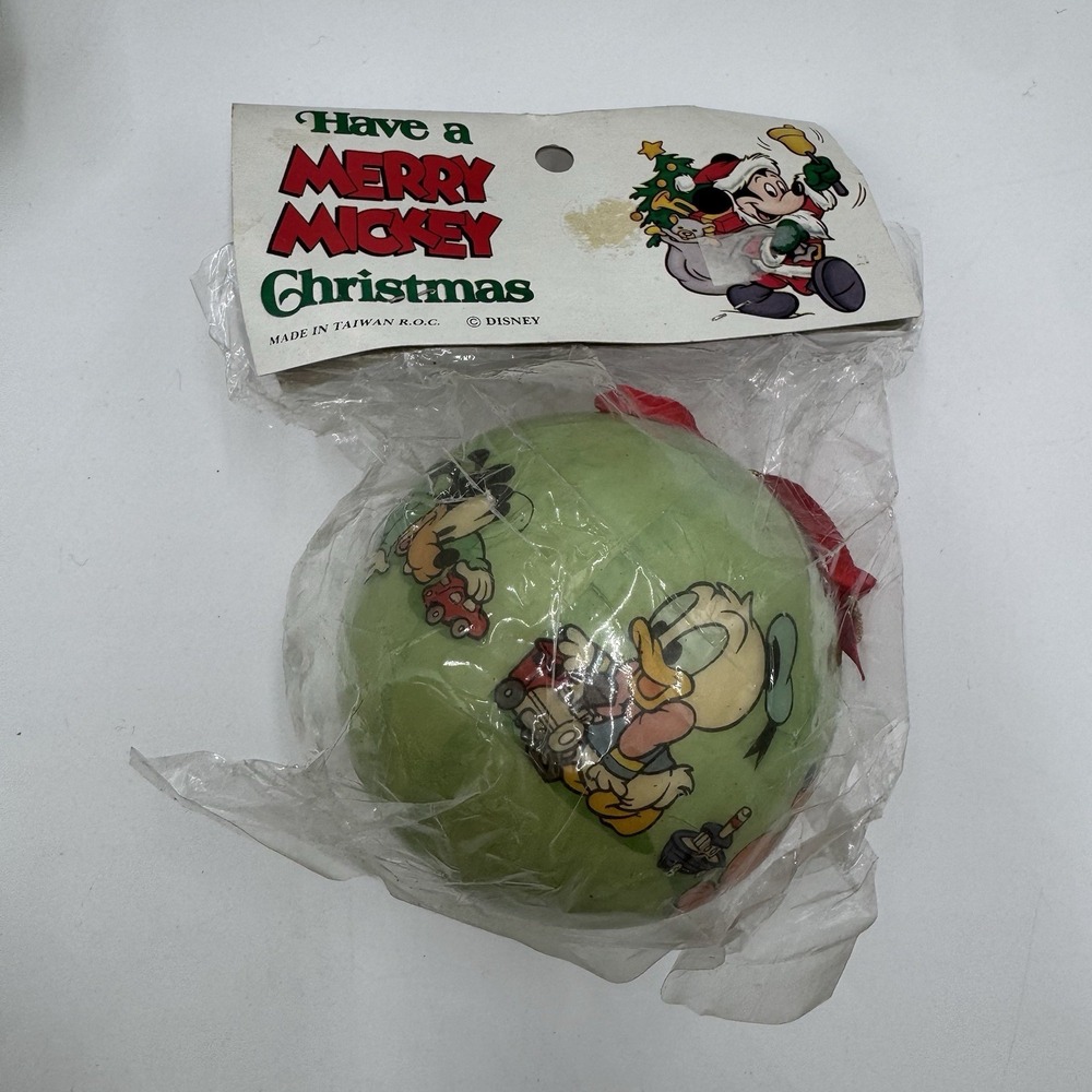 Vintage Disney Baby's 1st Christmas Ornament Lot 9 Mickey Minnie NOS Taiwan - Picture 9 of 16
